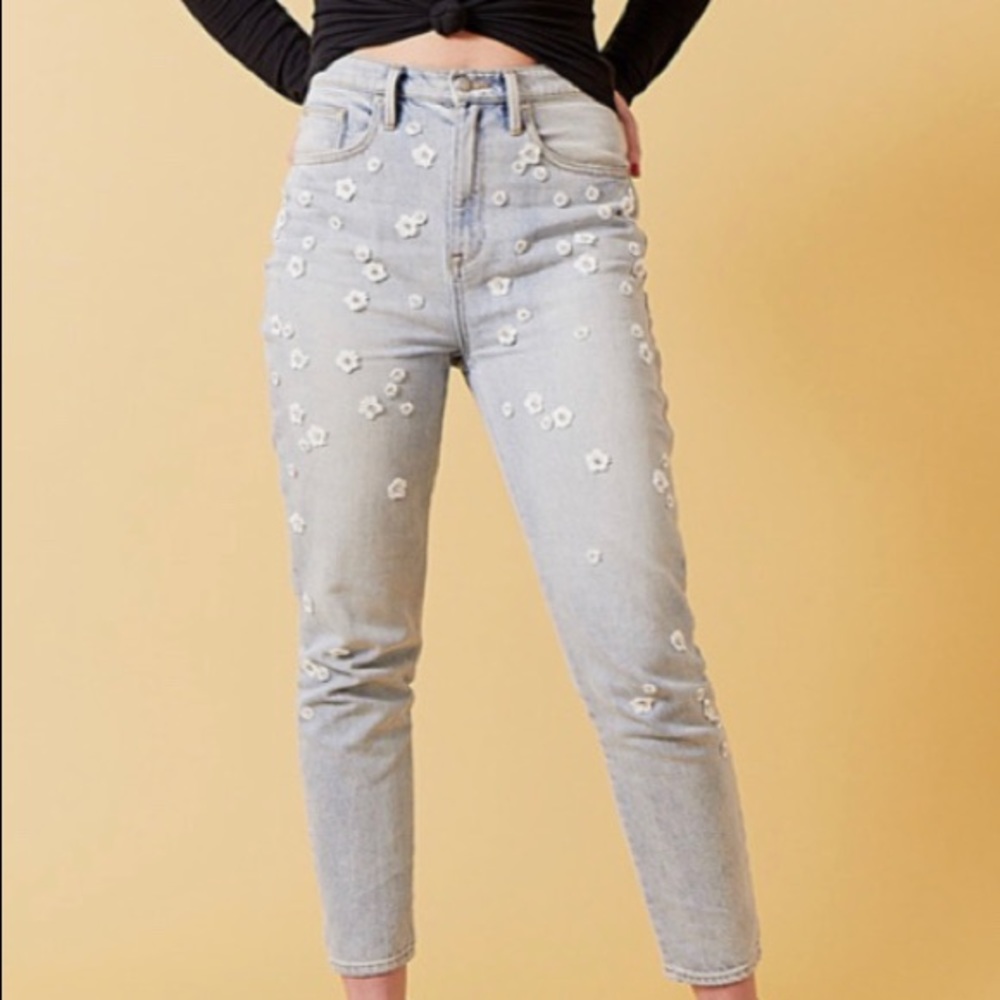 Juicy Couture-  high rise embellished skinny jean